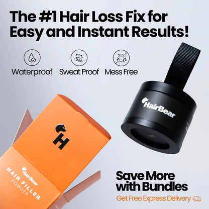 Hair Bear - Density Filler Texture Powder for Hair